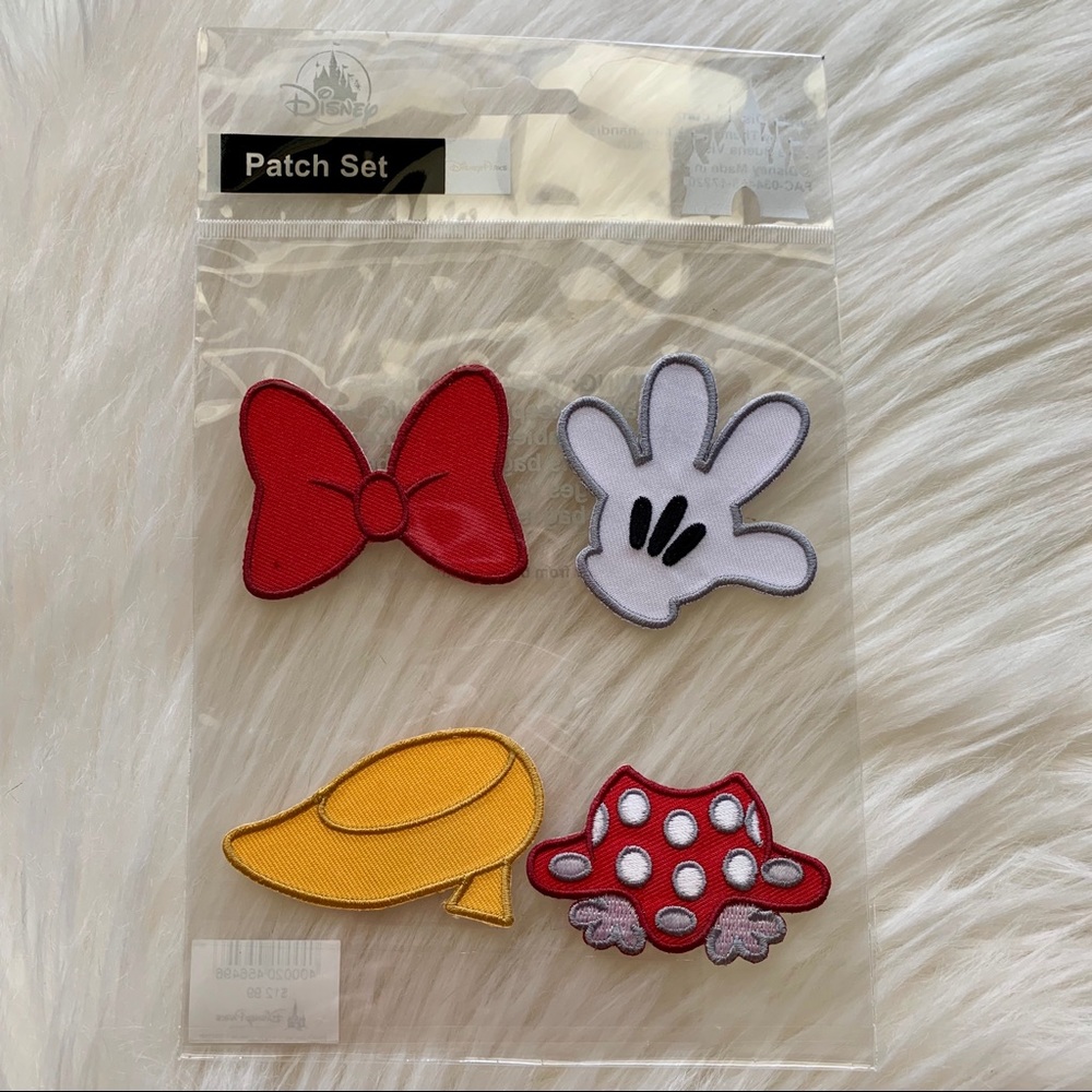 Disney Iron On Minnie Mouse Patch Set